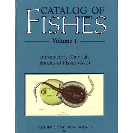 Picture of Eschmeyer's Catalog of Fishes book