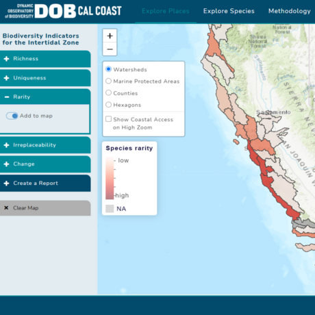 Map of California Coast